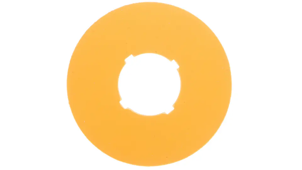 ⁨Yellow plate round fi60mm without imprint M22-XBK 269580⁩ at Wasserman.eu