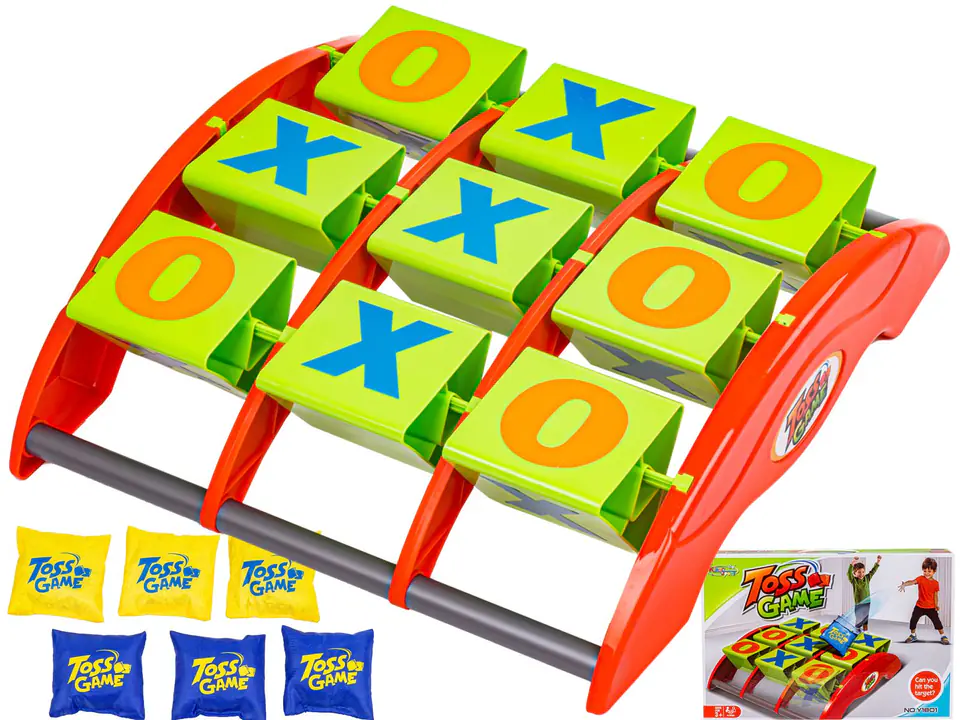 ⁨Arcade, Puzzle, Tic-tac-toe, Large version, Toss Game hit the target⁩ at Wasserman.eu