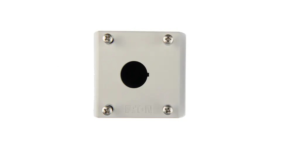 ⁨Cassette housing 1-hole 22mm grey IP67 M22-I1 216535⁩ at Wasserman.eu