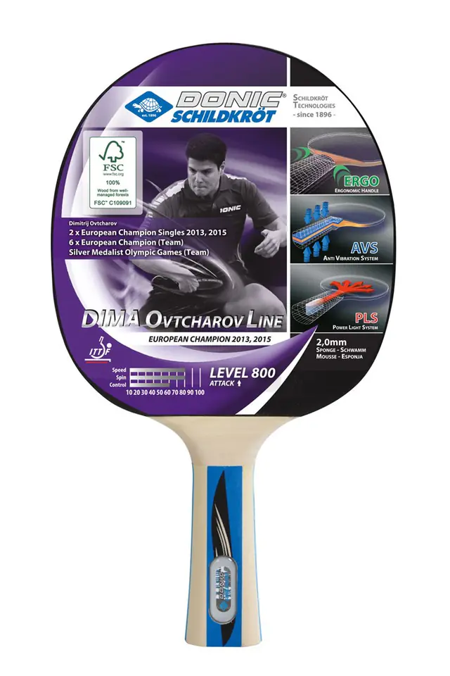 Rakietka do ping ponga Donic Ovtcharov 800 w sklepie Wasserman.eu