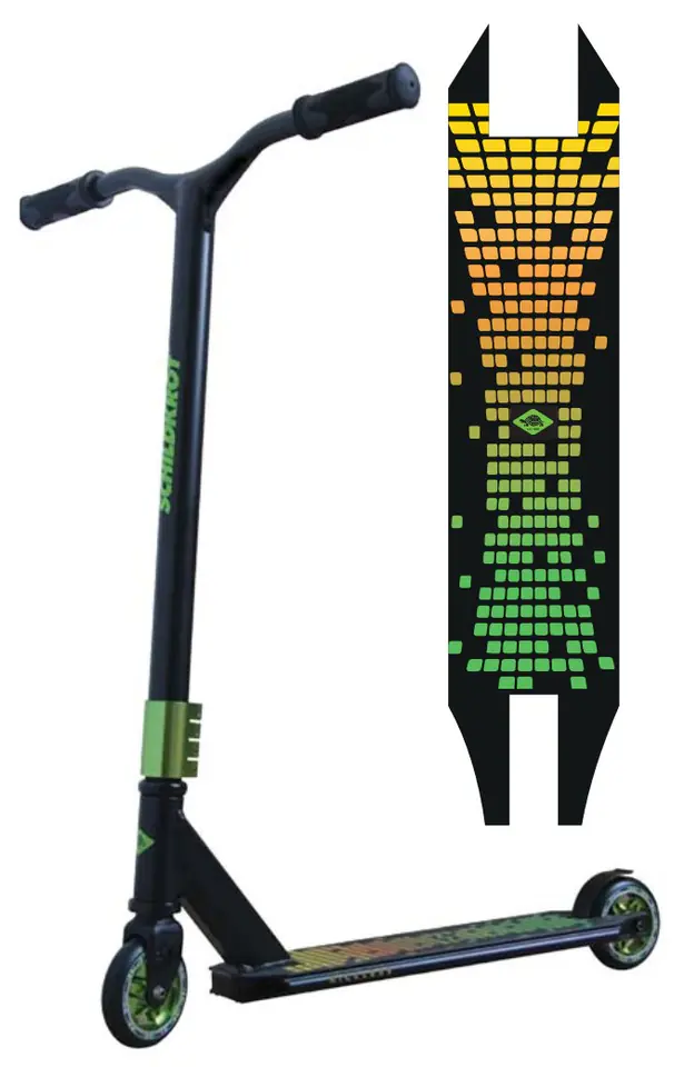 ⁨Schildkröt Funsports Kickless Universal Stunt scooter Black, Green, Yellow 510432⁩ at Wasserman.eu