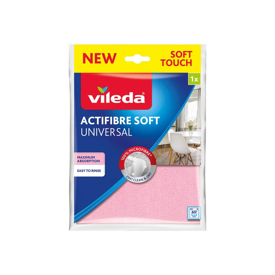 ⁨Cloth Vileda Actifibre Soft 1 pc(s)⁩ at Wasserman.eu