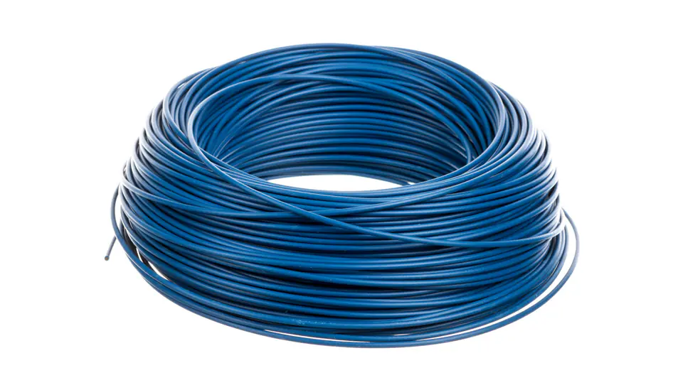 ⁨Installation cable H05V-K 1 dark blue 29125 /100m/⁩ at Wasserman.eu