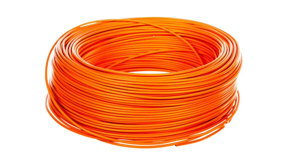 ⁨Installation cable H05V-K 0,75 orange 29110 /100m/⁩ at Wasserman.eu
