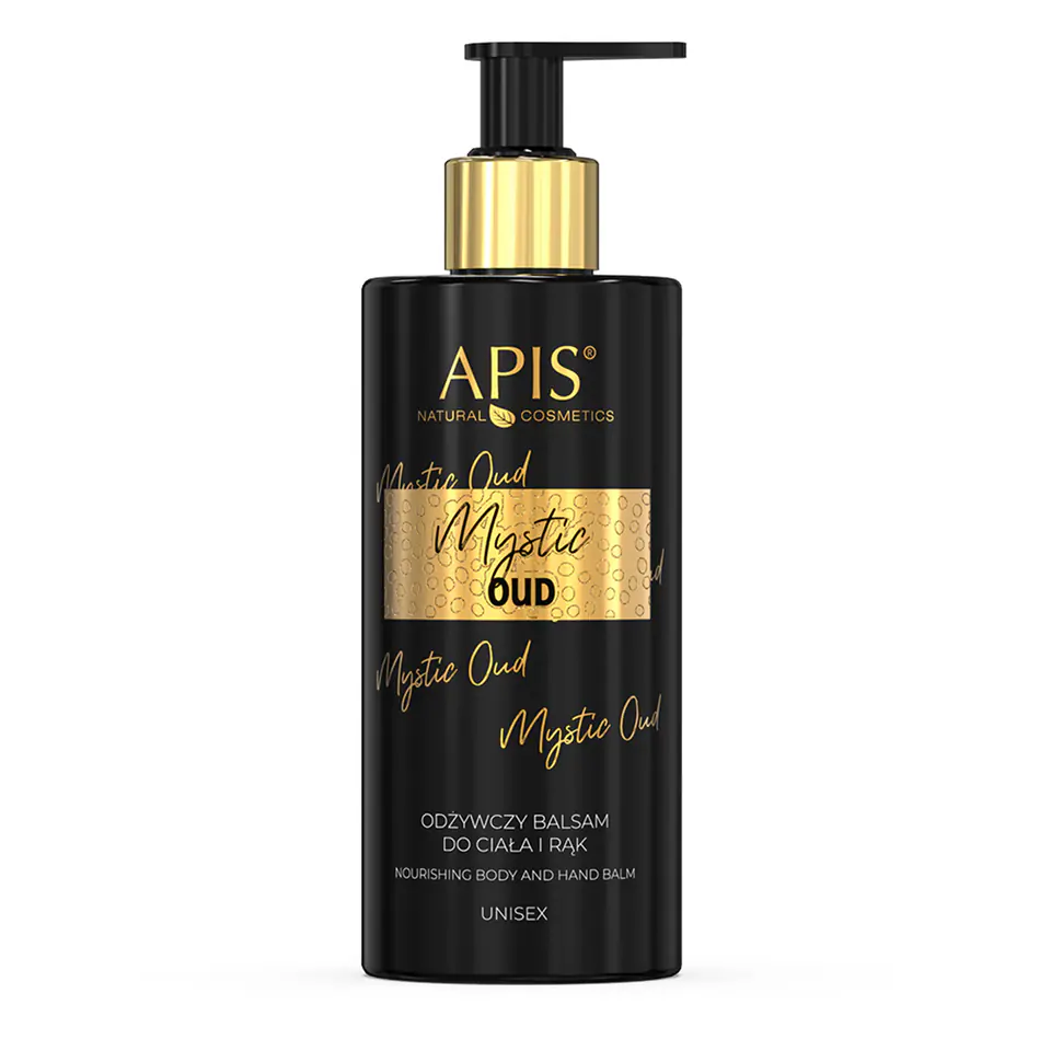 ⁨Apis mystic oud odżywczy balsam do ciała i rąk 300 ml⁩ w sklepie Wasserman.eu