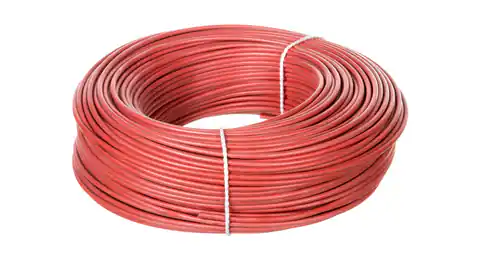 ⁨Silicone cable OLFLEX HEAT 180 SiF 1x2,5 red 0052104 /100m/⁩ at Wasserman.eu