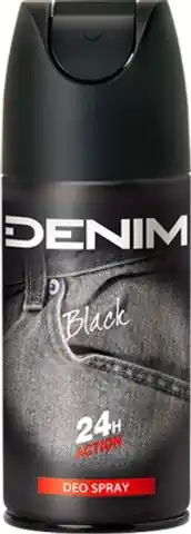 ⁨Denim Black Deodorant Spray 150ml⁩ at Wasserman.eu