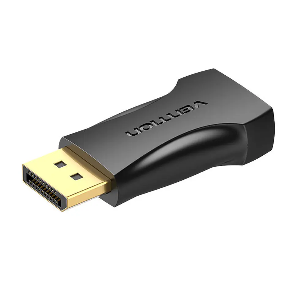 ⁨Adapter HDMI żeński do Display Port żeński Vention HBOB0 1080P 60Hz (czarny)⁩ w sklepie Wasserman.eu