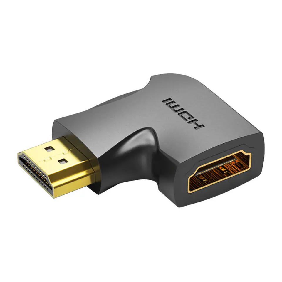 ⁨Adapter kątowy HDMI Vention AIQB0, 4K 60Hz (czarny)⁩ w sklepie Wasserman.eu