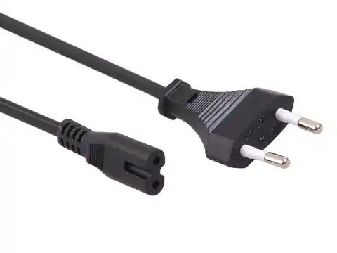 ⁨MCTV-810 42165 Kabel zasilający ósemka 2 pin 3m wtyk EU⁩ w sklepie Wasserman.eu