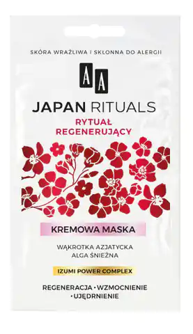 ⁨AA   Japan Rituals Maska kremowa na twarz Rytuał Regenerujący 4mlx2⁩ w sklepie Wasserman.eu