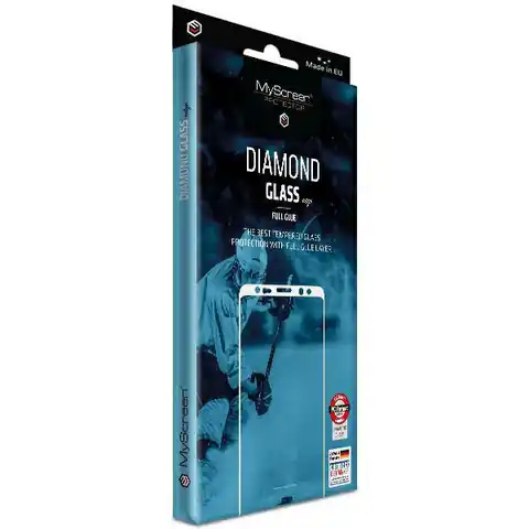⁨MS Diamond Glass Edge FG Tecno Spark 20 Pro czarny/black Full Glue⁩ w sklepie Wasserman.eu