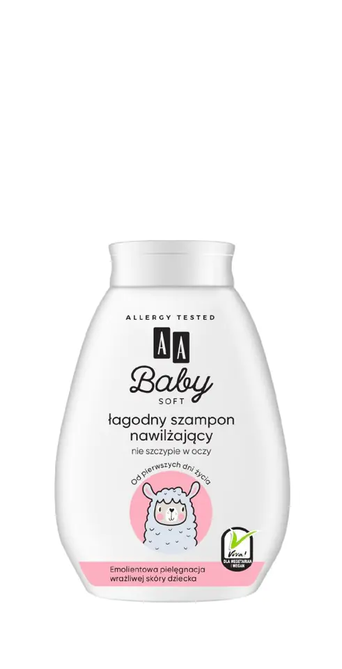 AA Baby Soft Łagodny Szampon nawilżający 250ml w sklepie Wasserman.eu