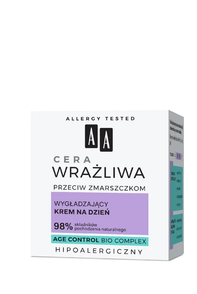 AA Cera Wrażliwa Przeciw Zmarszczkom Krem wygładzający na dzień 50ml w sklepie Wasserman.eu