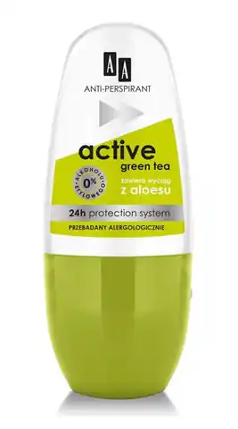 ⁨AA Dezodorant roll-on Active Green Tea 50ml⁩ w sklepie Wasserman.eu