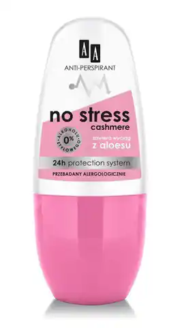 ⁨AA Dezodorant roll-on No Stress Cashmere 50ml⁩ w sklepie Wasserman.eu