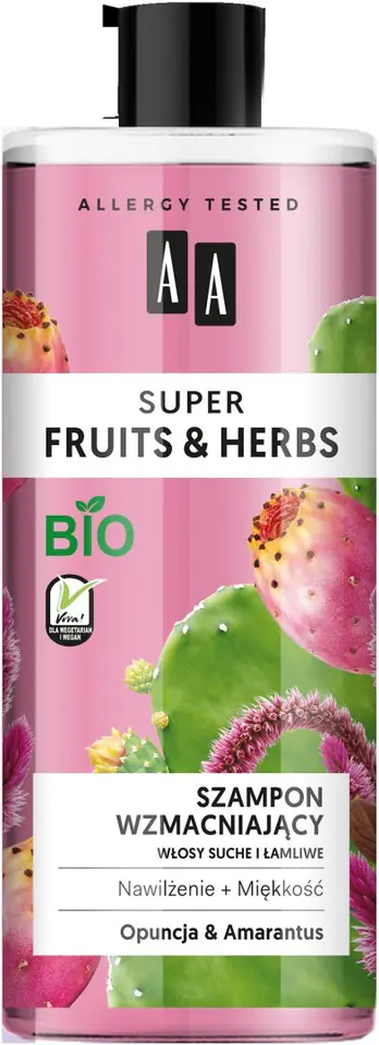 AA Fruits&Herbs Szampon Wzmacniający Opuncja&Amarantus w sklepie Wasserman.eu
