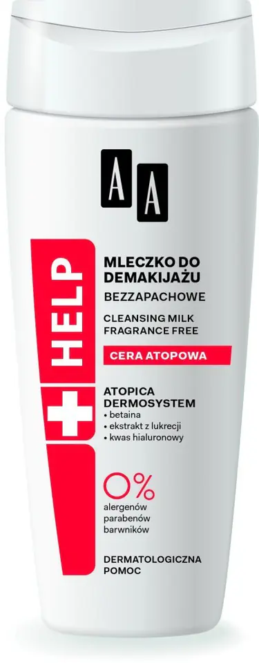 ⁨AA HELP Cera Atopowa Mleczko do demakijażu 200ml⁩ w sklepie Wasserman.eu