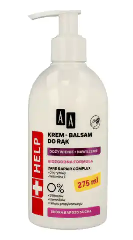 ⁨AA HELP Krem-balsam do rąk odżywczo-nawilżający XXL 275ml⁩ w sklepie Wasserman.eu