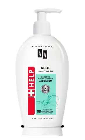 ⁨AA Help Mydło w płynie Aloes 300ml⁩ w sklepie Wasserman.eu
