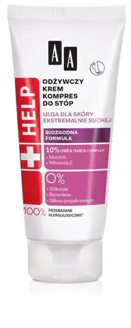⁨AA HELP Odżywczy Krem-kompres do stóp - skóra ekstremalnie sucha 75ml⁩ w sklepie Wasserman.eu