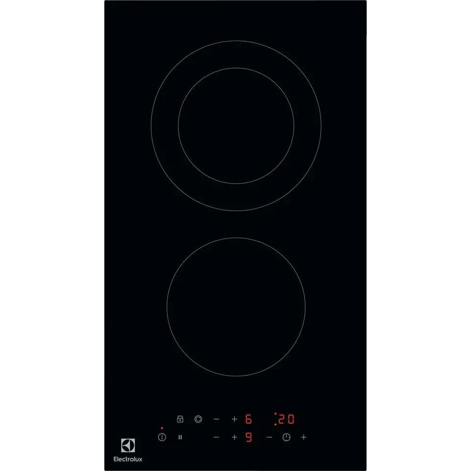 ⁨Electrolux LHR3233CK hob Black Built-in Ceramic 2 zone(s)⁩ at Wasserman.eu