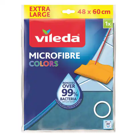 ⁨Ścierka do podłogi Vileda Microfibre Colors 1szt.⁩ w sklepie Wasserman.eu
