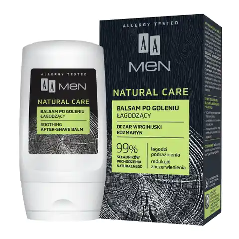 ⁨AA Men Natural Care Balsam po goleniu łagodzący 100ml⁩ w sklepie Wasserman.eu