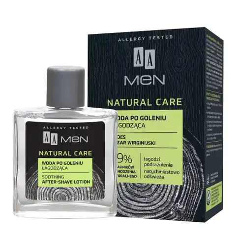 ⁨AA Men Natural Care Woda po goleniu łagodząca 100ml⁩ w sklepie Wasserman.eu