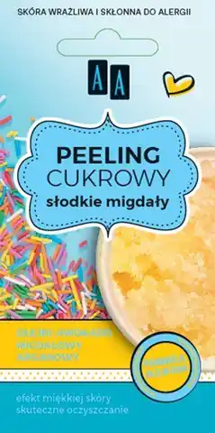 ⁨AA Sugar Scrub Peeling cukrowy olejkowy Słodkie Migdały 8ml⁩ w sklepie Wasserman.eu