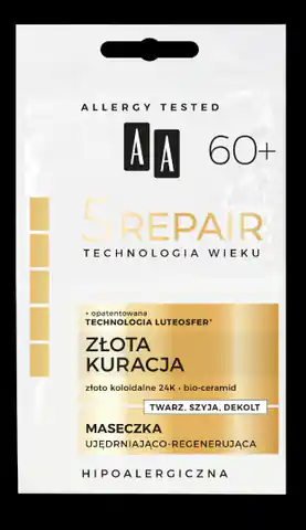 ⁨AA Technologia Wieku 5 Repair  60+ Maseczka⁩ w sklepie Wasserman.eu