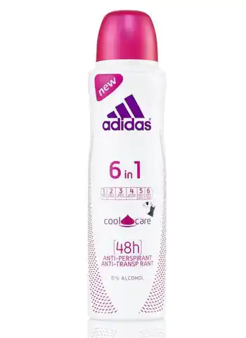 ⁨Adidas for Women Cool & Care Dezodorant spray 6w1 150ml⁩ w sklepie Wasserman.eu