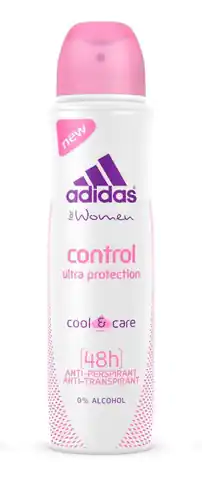 ⁨Adidas for Women Cool & Care Dezodorant spray Control Ultra Protection⁩ w sklepie Wasserman.eu