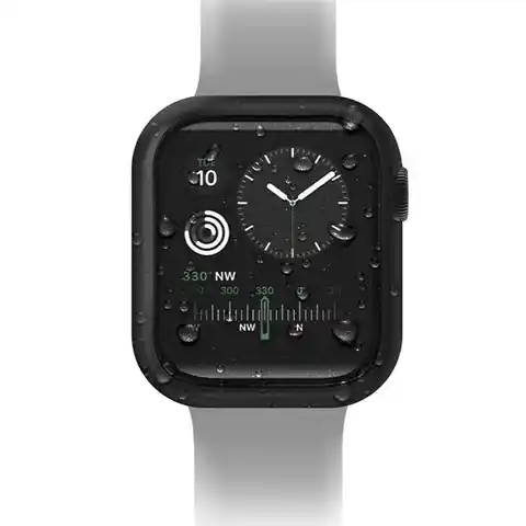 ⁨UNIQ etui Nautic Apple Watch Series 7/8 45mm czarny/black⁩ w sklepie Wasserman.eu
