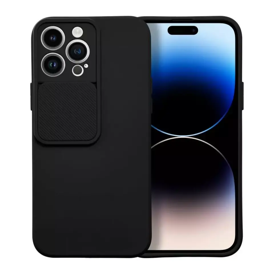 ⁨Futerał SLIDE do IPHONE 13 Pro Max czarny⁩ w sklepie Wasserman.eu