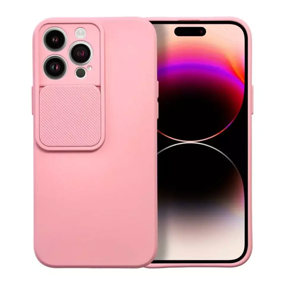 ⁨Futerał SLIDE do IPHONE 13 Pro Max jasnoróżowy⁩ w sklepie Wasserman.eu