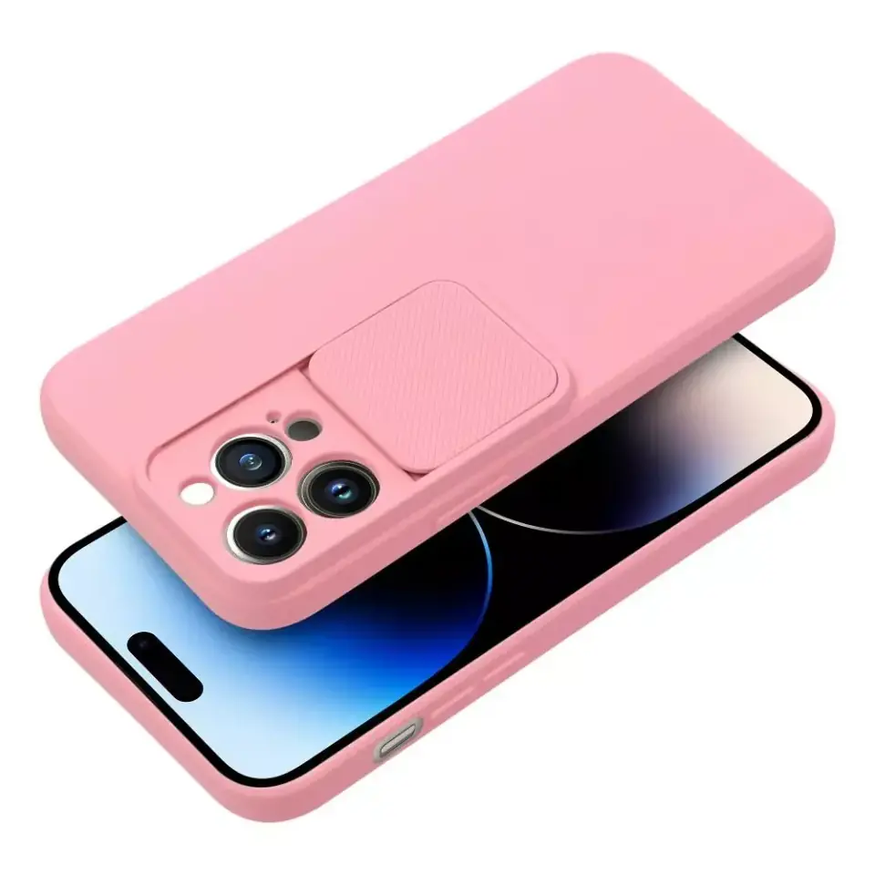 ⁨Etui futerał SLIDE do Apple iPhone 15 Plus jasnoróżowy⁩ w sklepie Wasserman.eu