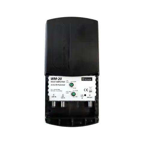 ⁨Mast Amplifier: WM-20 UHF VHF DVB-T2 5G PROTECTED Telkom Telmor⁩ at Wasserman.eu