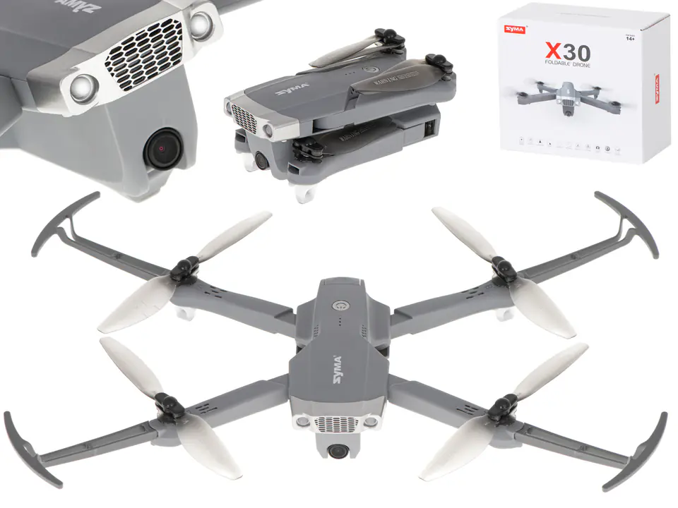 Dron z kamerą na pilota zdalnie sterowany RC SYMA X30 2.4GHz GPS kamera FPV WIFI 1080p w sklepie Wasserman.eu