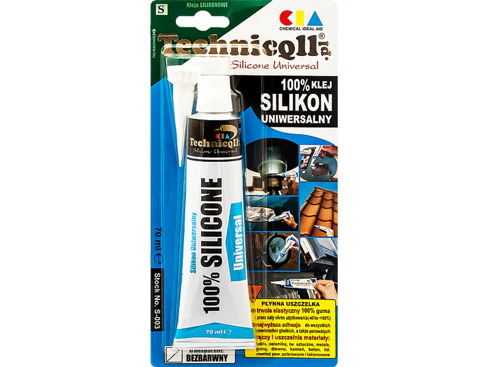 Silikon Uniwersalny 70ml bezbarwny w sklepie Wasserman.eu