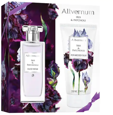 ⁨Allvernum Zestaw Iris & Patchouli Woda Perfumowana 50ml+Balsam do ciała 200ml⁩ w sklepie Wasserman.eu