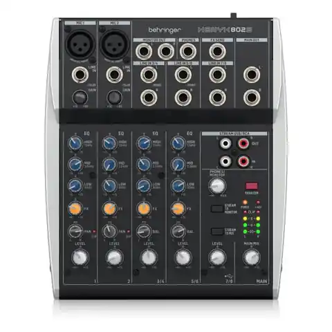 ⁨Behringer XENYX 802S - analogue audio mixer⁩ at Wasserman.eu