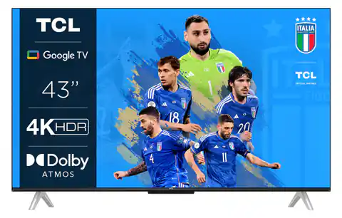 ⁨Telewizor 43" TCL 43P638 (4K UHD HDR DVB-T2/HEVC Google TV)⁩ w sklepie Wasserman.eu