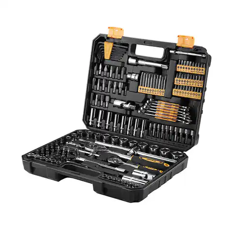⁨Zestaw narzędzi Deko Tools DKAT150, 150 sztuk⁩ w sklepie Wasserman.eu