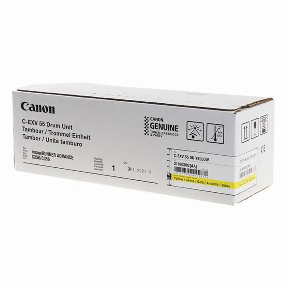 ⁨Canon oryginalny bęben C-EXV55 Y, 2189C002, yellow, 45000s, EOL⁩ w sklepie Wasserman.eu