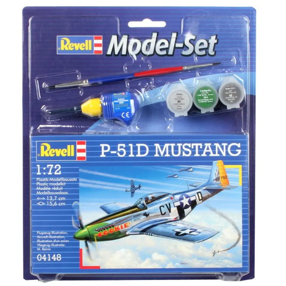 ⁨REVELL Model Set P-51 D Mustang⁩ w sklepie Wasserman.eu