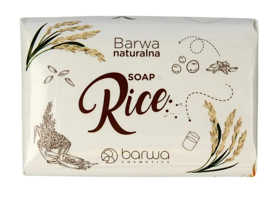 ⁨Barwa Naturalna Mydło w kostce Rice 100g⁩ w sklepie Wasserman.eu