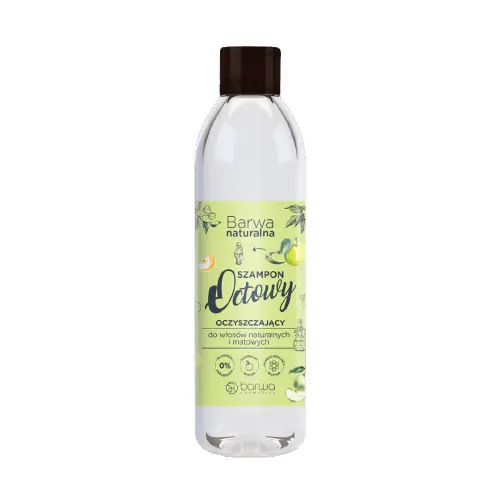 ⁨Barwa Naturalna Szampon do włosów Octowy oczyszczający- włosy naturalne i matowe 300ml⁩ w sklepie Wasserman.eu