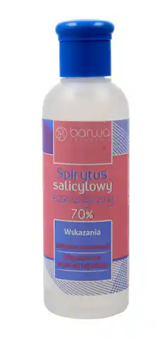⁨Barwa Spirytus salicylowy kosmetyczny 70% 100ml⁩ w sklepie Wasserman.eu