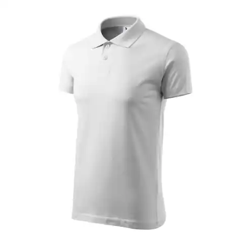 ⁨Koszulka polo Malfini Single J. M (kolor Biały, rozmiar XL)⁩ w sklepie Wasserman.eu